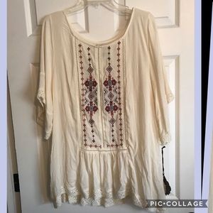 Knox Rose Blouse Tunic NWT